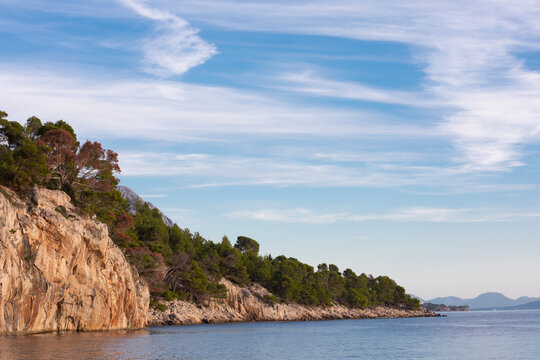 Beautiful landscape in Park Osejava near Makarska, Croatia