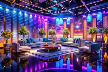Reality TV Set Design, Show Backgrounds,  Studio Backdrops