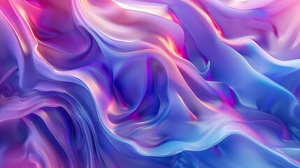 Obraz premium Elegant Abstract Fluid Designs in Soft Hues and Bold Gradients: A Modern Visual Collection