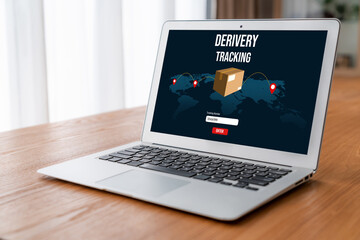 Delivery tracking system for e-commerce and modish online business to timely goods transportation...