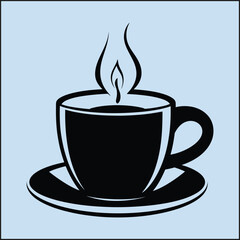 Obraz premium Candle Outline, Tranquil Light