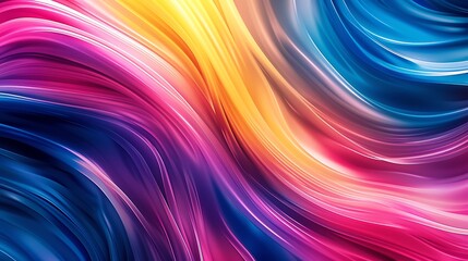 Naklejka premium Elegant Abstract Fluid Designs in Soft Hues and Bold Gradients: A Modern Visual Collection