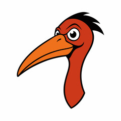 vector illustration of a bird