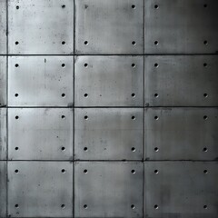 Grey Concrete Wall Panel Texture Background Seamless Pattern