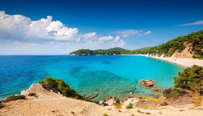 Fototapeta premium Lalaria beach in Skiathos