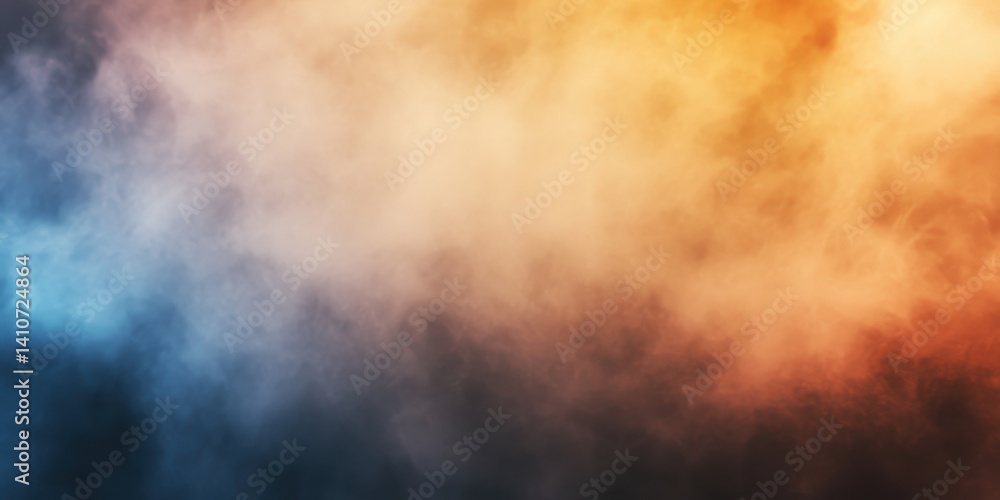 Fototapete abstract twist effect with a drifting chromatic mist element