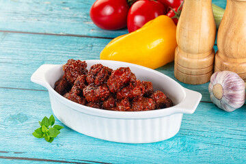 Minced meef meatball with tomato sauce
