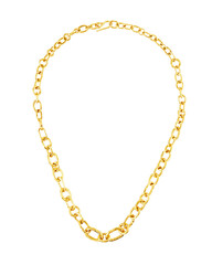 Image of a necklace for fashion on transparent background