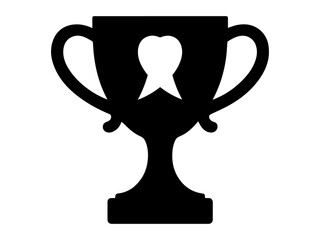 Trophy cup silhouette