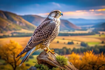 Saker Falcon - Falco cherrug - Eastern European Hawk