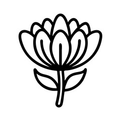 allium flower line drawn vector art - illustration allium flower isolated transparent background