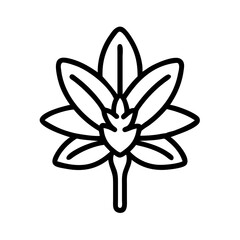 crocosmia flower line drawn vector art - illustration crocosmia flower isolated transparent background