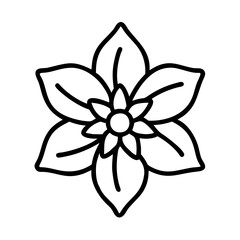 delphinium flower line drawn vector art - illustration delphinium flower isolated transparent background