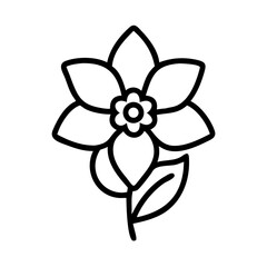 delphinium flower line drawn vector art - illustration delphinium flower isolated transparent background