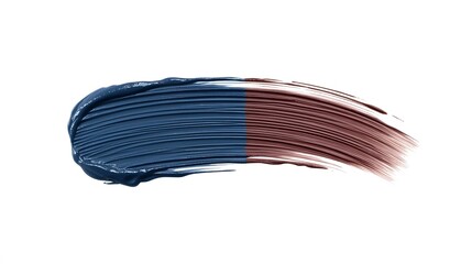 Blue and Brown Makeup Swatch Texture Paint Stroke