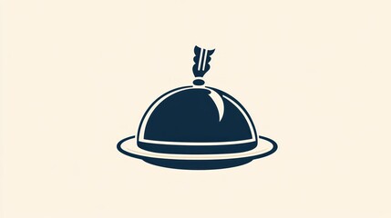 Obraz premium Covered Dish Illustration Culinary Art Food Presentation Restaurant Menu Design Dining Expe