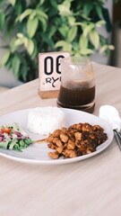 coffee beans and biscuits