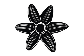Daffodil silhouette, daffodil illustration spring silhouette, floral outline, Daffodil silhouette Icon