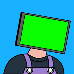 Cyber Avatars with Green Screen Heads