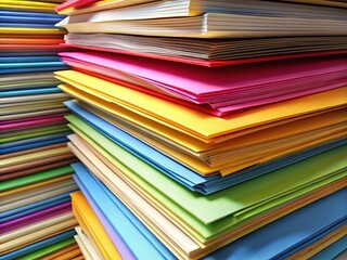 Stack of Papers, Documents, Office Supplies, Business, Finance
