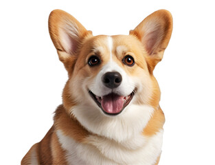 Corgi dog isolated on white