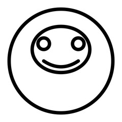 Astronaut Helmet Line Icon