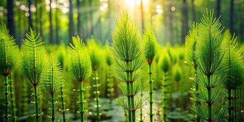 Swamp Horsetail Meadow - Nature Photography