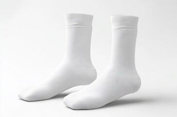 Two White Socks on White, Apparel ,Clothing