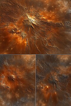 Martian Surface, Crater Formations