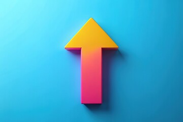 Upward Arrow Growth Success Symbol Graphic