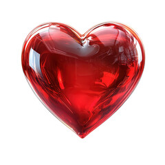 Heart Icon isolated on transparent background.