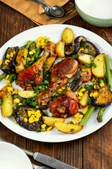Marinated Chicken Legs.