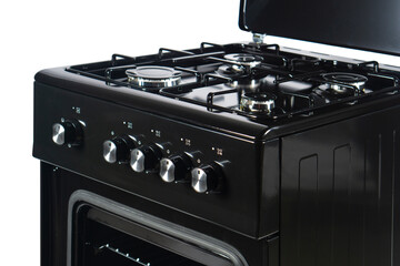 gas stove in the kitchen