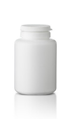 small plastic medicine bottle