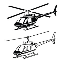 Vehicles and Transport Silhouette Vector