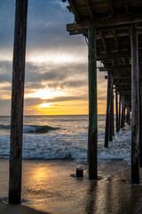 Rodanthe beach, outer banks, north carolina, OBX, sunrise, pier