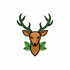 deer head vector