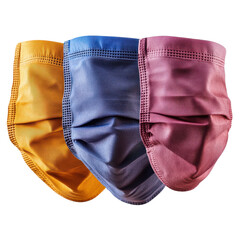 Face Mask isolated on transparent background.