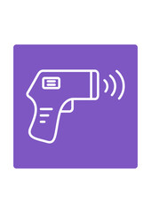 Thermometer Gun Icon