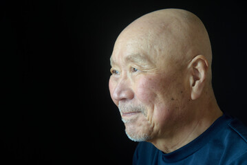 Obraz premium 笑顔で元気な老人の表情