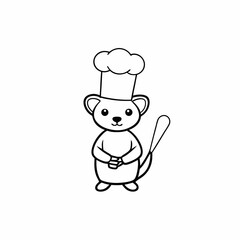chef with a spoon