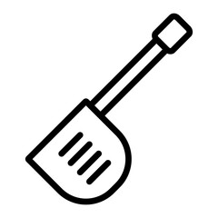 Measuring Spoon Line Icon