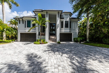 Luxury House Exterior on Marco Island Florida