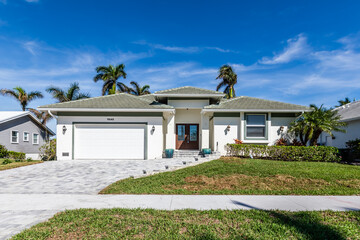 Luxury House Exterior on Marco Island Florida