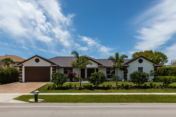 Luxury House Exterior on Marco Island Florida