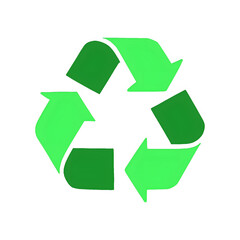 Two-tone green recycling icon &ndash; universal eco symbol