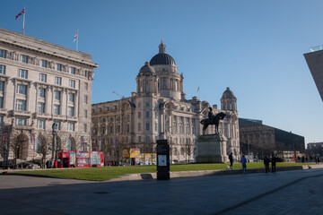 Views from the city of Liverpool, England