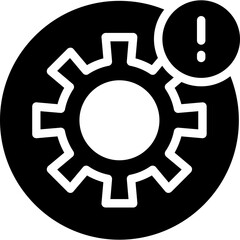 Network Troubleshooting Glyph Icon