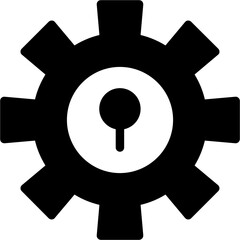 Obraz premium Privacy Settings Glyph Icon