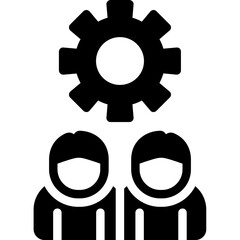 Admin Settings Glyph Icon